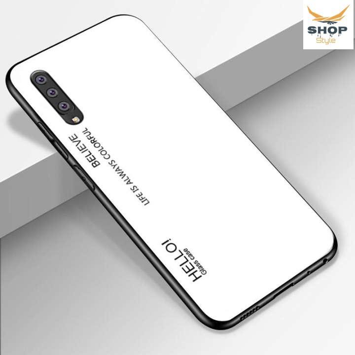 Samsung Galaxy A30s Back Cover Glass Case