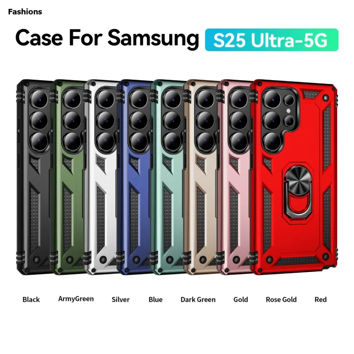 Fashions%20For%20Samsung%20S25%20S24%20S23%20Ultra%20Shockproof%20Folding%20Armor%20Case%20for%20Bargain%20price%20Samsung%20Galaxy%20S25%20S24%20S23%20Plus%20S24FE%20Stand%20Holder%20Ring%20Cover%20-%20Image%206