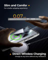 Original Clear Silicone Case For Galaxy Samsung S24 S23 S22 S21 Ultra FE Plus Ultra Thin Crystal Soft TPU Cover A14 A34 A54 5G.