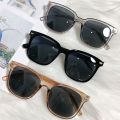 Retro Square Frame Sunglasses Summer Simple Outdoor UV Protection Shades Goggles Eyewear Accessories.