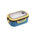Double Lunch Box Portable Student Lunch Box Office Workers Compartment Portable Lunch Box Microwave Heatable Sealed Lunch Box. 