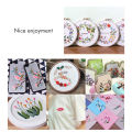 R-ainbow Embroidery F-loss White Colors Embroidery Kit Set 8m 6 Individual Strands Stitch for Crafting String Present Gift.