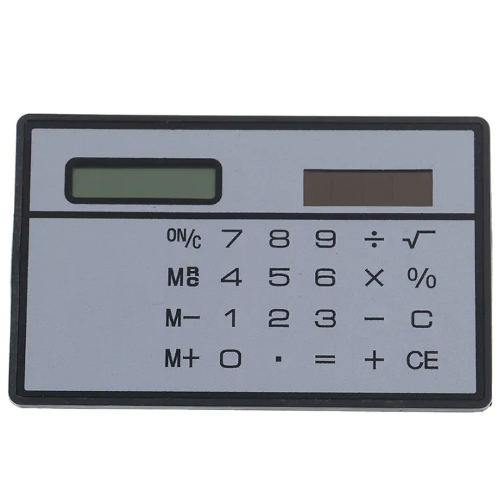 Electronics Magical house Mini Calculator Credit Card Size Stealth School Cheating Pocket Size 8 Digit