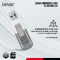 Lexar JumpDrive V100 32GB USB 3.0 Pen Drive with Protective Cap - Plug-and-Play - PC/Mac Compatible. 