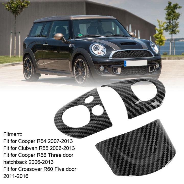 Steering%20Wheel%20Trim,%20Carbon%20Fiber%20Look%20Steering%20Wheel%20Panel%20Cover%20for%20Cooper%20R54%20R55%20R56%20R60%20-%20Image%203