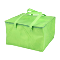 10X Foldable Large Cooler Bag Portable Food Cake Insulated Bag Aluminum Foil Thermal Box Green. 