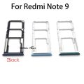 Sim Tray Holder For Xiaomi Redmi Note 9 Global Version SIM Tray Slot Holder Adapter Socket. 
