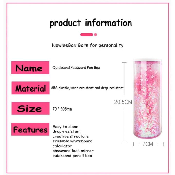 OIMG%20Nbx%20Coded%20Lock%20Password%20Pencil%20Case%20Pen%20Holder%20Large%20Capacity%20Stationery%20Box%20Home%20Office%20School%20Storage%20Pencil%20Case-Pink%20-%20pencil%20bag%20-%20Image%205