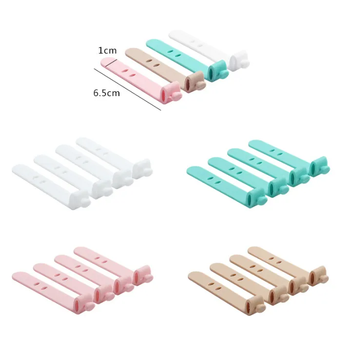 4Pcs%20Silicone%20Strap%20Hook%20Loop%20Cable%20Winder%20Headphone%20Cord%20Earphone%20Organizer%20Cable%20Tie%20brand%20new%20and%20good%20quality%20-%20Image%204