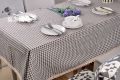 M2O8 Coffee Plaid Tablecloth Fabric Pastoral Fashion Cotton Linen Lace Tablecloth Tablecloth Restaurant Tablecloth Tea. 