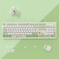 Kawaii Wired Keyboards Pink Wireless Keyboard Gaming Accessories Cartoon Cute Chocolate Mute Keyboard Notebook Desktop Computer. 