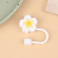 【Top Picks】 Flower Straw Covers For Water Bottle Flower Shape Dust Cap Straw Tips Cover Cup Accessories For 8mm.