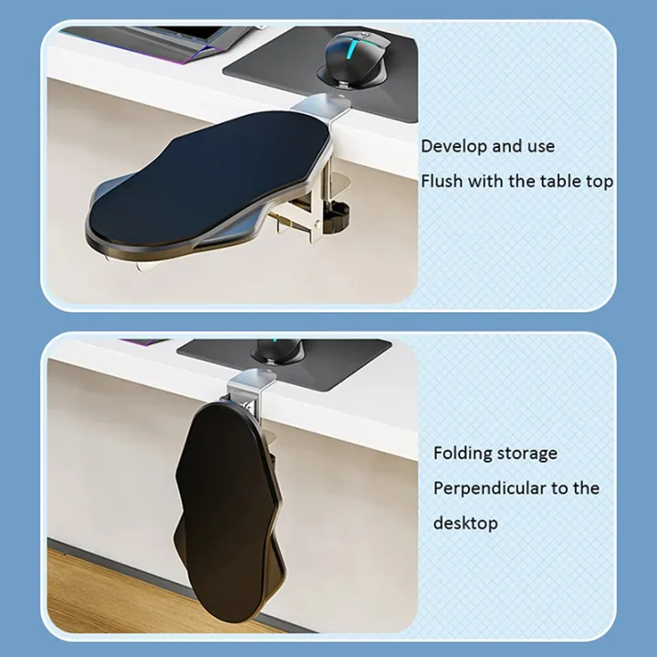 Rotating%20Computer%20Arm%20Support%20Ergonomic%20Adjustable%20PC%20Wrist%20Rest%20Extender%20Desk%20Hand%20Bracket%20No-Punch%20Armrest%20Pad%20For%20Desk%20PC%20Gonghpng%20-%20Image%203