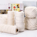 GC 1 Roll 1-6mm Bohemia Natural Cotton Cord Twisted Macrame Yarn Handmade Diy Crafts Cord Perfect Macrame Supplies. 