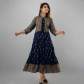Gown One Piece Long Kurti Gown for Women - Elevate Your Style with Unique Gown Kurti Fashion - Suitable for All Seasons.