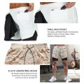 2022 Camo Running Shorts Men 2 In 1 Double-deck Quick Dry GYM Sport Shorts Fitness Jogging Workout Shorts Men Sports Short Pants. 