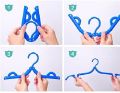 Travel Hangers Folding Clothes Hangers Cloth Hanger Portable Folding Clothes Hangers Cloth Hanger Rack Travel Accessories Foldable Clothes Drying Hanger for Travel 6 Pcs - Hanger. 