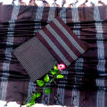 Hanzala Mart Exclusive Deshi Tat Cotton Three-Piece Shalwar Kameez Set for Women, High-Quality Traditional Wear.