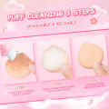 PINKFLASH 2 in 1 Puff Double-Side Use Puff Air cushion Soft Cosmetic Puff Beauty Comfortable Touch makeup Puff Tools. 
