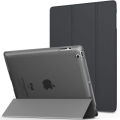 For iPad 4 Case Models A1458 A1459 A1460 Lightweight Slim Shell Cover for iPad 234 5/6/7/8/9 10.2 10.5 Translucent Back Cover. 