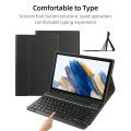 Portable Detachable Tablet Protective Case with BT Keyboard Pen Slot Compatible with Samsung Tab S6 Lite 10.4/P610/P615 Green-green1. 