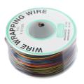 250M 8-Wire Colored Insulated 30-1000 30AWG Wire Wrapping Cable Wrap Reel. 