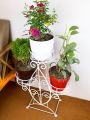 Metal 3-Tier Flower "LOVE" Stand – Stylish & Durable Plant Organizer for Home & Balcony. 