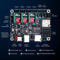 MKS DLC32 V2.1 Offline Controller Board 32bits ESP32 WIFI GRBL Motherboard For Laser Engraving Machine TS35 Touch Screen Display.
