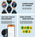 Zeblaze Btalk 3 Pro Smart Watch Ultra HD Amoled Display.