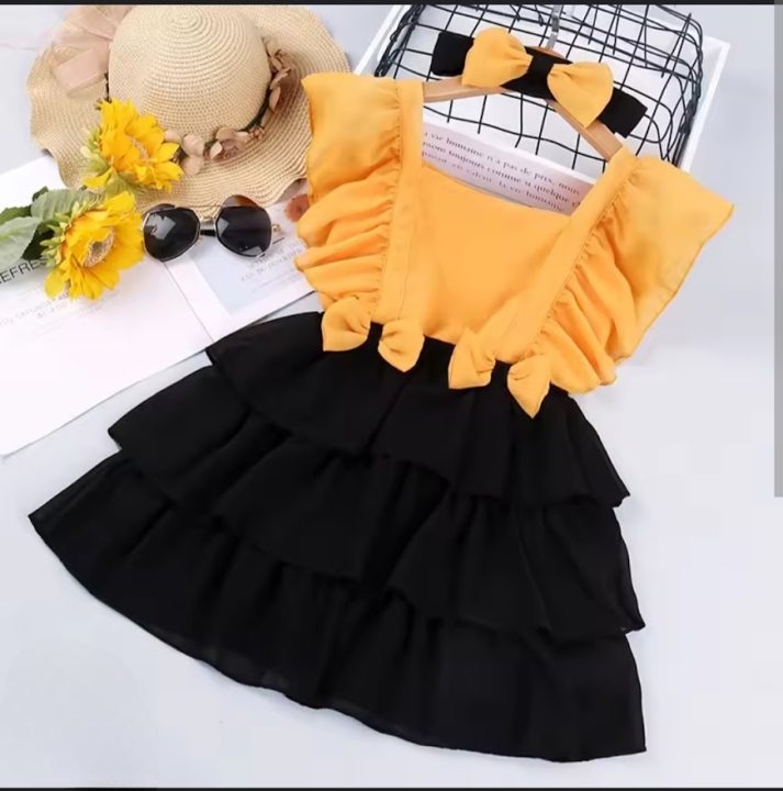 baby girl summer party dress and birthday dress 0-7