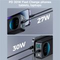 Joyroom JR-PBF03 30000mAh Portable Power Bank Digital Display PD 30W Fast Charging Charger With Flashlight.