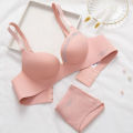 Elevate Comfort and Style with this Women's Push-Up Bra Set for a Perfectly Confident Look. 