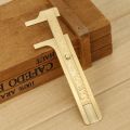 Pocket 80mm Mini Brass Sliding Ruler Gauge Vernier Calip Metal Calipers Gauge Micrometer Measurement Tool Office School Supplies.