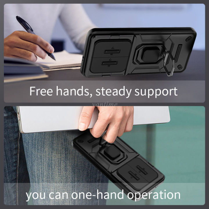 For%20Honor%20X9a%20X9b%205G%20Hard%20Case%20Sliding%20Lens%20Protect%20Magnetic%20Kickstand%20Back%20Cover%20-%20Image%202