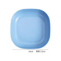 10 piece durable and versatile wheat straw tableware set - reusable, snack, fruit, dessert, bone spitting plate. 