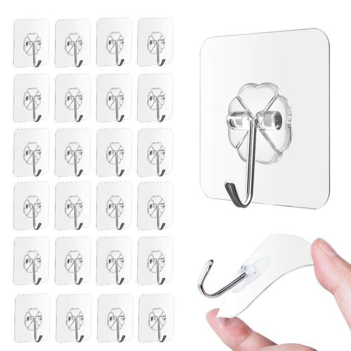 Strong%20Seamless%20Hook%20Waterproof%20Transparent%20Wall%20Sticker%20Hanger%20Glue%20Hook%20Storage%20Rack%20Free%20Punching%20Bathroom%20Kitchen%20Tool%2020%20pes%20-Wall%20Hook%20-%20Image%204