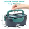 Electric Lunch Box,2 in 1 Portable Food Warmer Heater Lunch Box for Car,Work,Home & Office- Capacity 1.5L US Plug. 