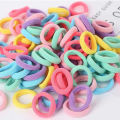 100 Pcs/set Baby Girl Rubber Bands Kids Elastic Hair Bands for Children Mixed Colors Mini Ponytail Holder Baby Hair Accessories. 