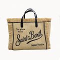 Saint Barth Brand Women's Bag 2024 Trend Tassel Street Tote Bags Embroidered Letter Straw Beach Bag Casual Bolsas Large Handbag. 