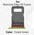 For Motorola Edge 50 Fusion Sim Tray Micro SD Card Slot with Sim Ejector Pin Replacement Parts. 