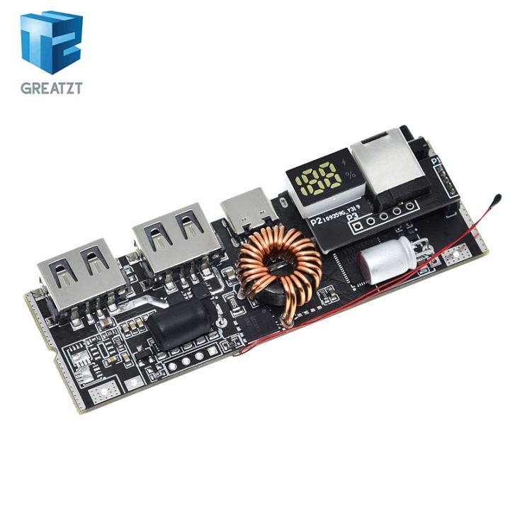 Qc4.0%20Qc3.0%20Led%20Dual%20Usb%20Pd%20Fast%20Charge%205a%20100w%20/type-C%20Usb%20Mobile%20Power%20Bank%2018650%20Charging%20Module%20Temperature%20Protection%20-%20Image%206