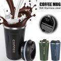 Thermo Cafe Coffee Mug Car Thermos Mug 510ML Travel Thermo Cup for Tea Water Coffee Double Stainless Steel. 