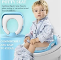 Baby Comot Seat Toilet seat Safe Soft Training seat Potty Sitting Ring with Handles Bathroom Trainer closestool Cover. 