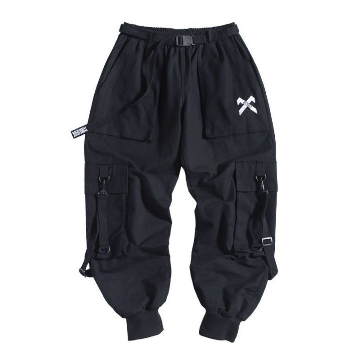 Ribbons%20Hop%20Tactical%20Cargo%20Pants%20Men's%20Casual%20Letter%20Embroidery%20Streetwear%20Dance%20Sport%20Pencil%20Pants%20Male%20Trousers%20-%20Image%203
