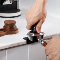 Silicone Tamper Mat Corner Design Slip-Resistant Espresso Coffee Tamper Corner Mat.