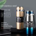 1000ML Large Capacity Stainless Steel Thermos Portable Vacuum Flask Insulated Tumbler with Rope Thermal Bottle Drinkware. 