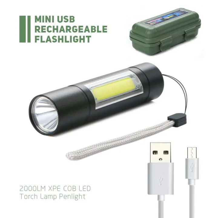 Torch%20Light%20Mini%20Usb%20Rechargeable%20/Rechargeable%20Flashlight%20Torch%20Led%20Usb%20Portable%20-%20Charger%20Light%20-%20Image%202
