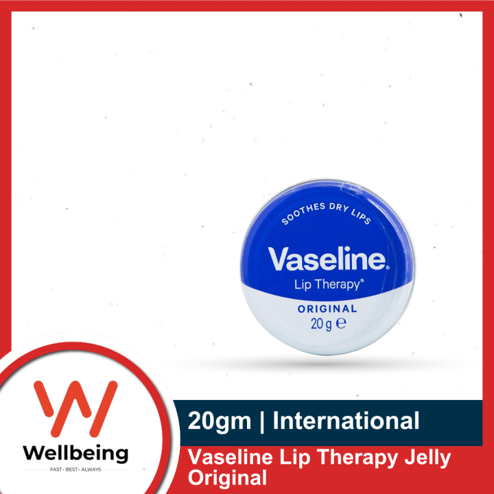 Vaseline Lip Therapy Jelly Original 20 G Skin Care for Lids