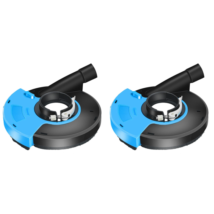 ZOROOM 2X 5 Inch Angle Grinder Dust Shroud Cover Tools for Concrete Marble Engineered Stone Grinding Dust Collection
