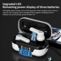 ANC PRO Touch 5.0TWS Master-slave Switch Wireless Bluetooth Headset Intelligent Noise Cancelling(Black).
